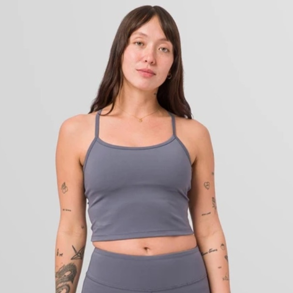 Parks Project Women's Gray Tank Crop Top